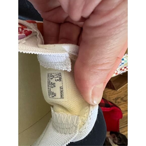 Vans Classic Slip On Multi Color Checkerboard - Picture 3 of 7